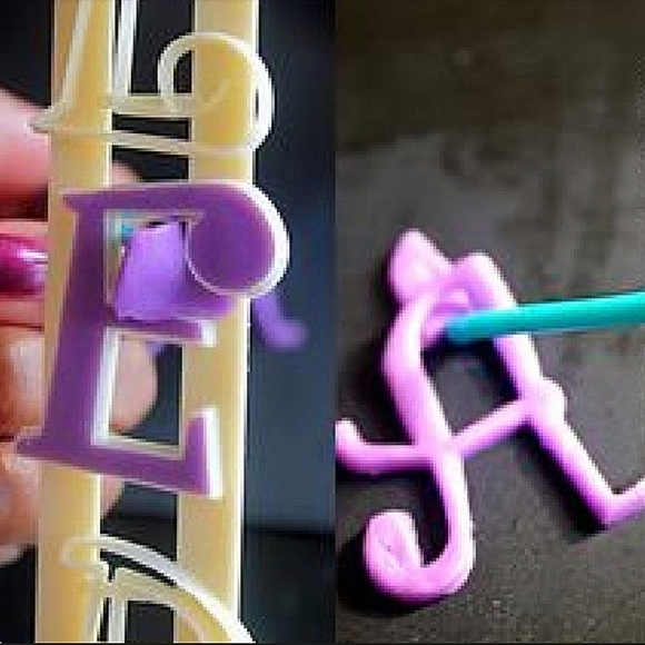 Tappits Funky Letters A-Z & Numbers 0-9 - Picture 2 of 16